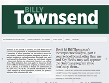 Tablet Screenshot of billytownsend.com